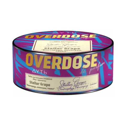 Табак для кальяна Overdose Винтервуд, виноград, тонка, 25г.