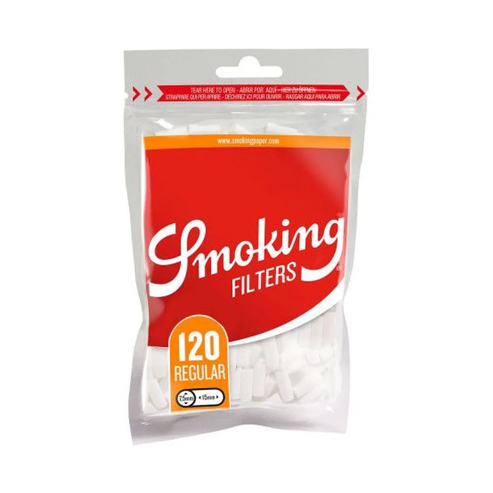 Фильтры для самокруток Smoking Регуляр 120шт.