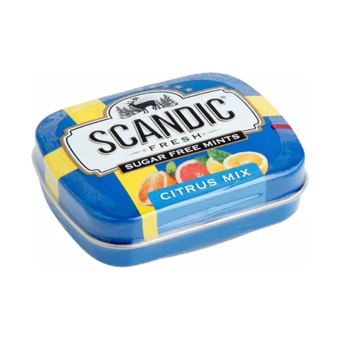 Конфеты Scandic Цитрусовый микс 14гр