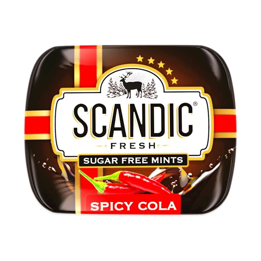 Конфеты Scandic Пряная кола 14гр