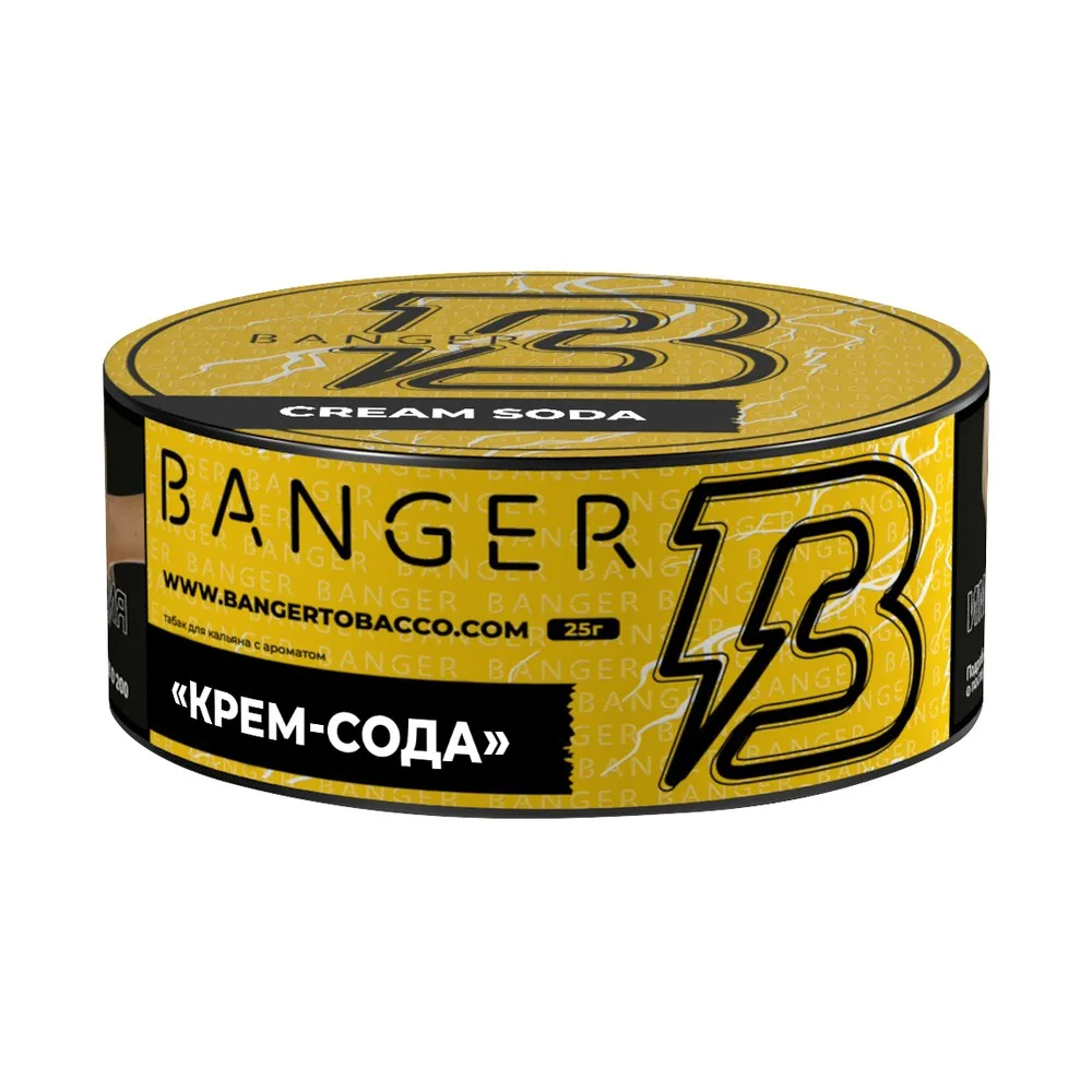 Табак для кальяна Banger Крем-сода, 25г.
