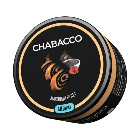 Кальянная смесь Chabacco Поппи Рул (Маковый рулет) 50г