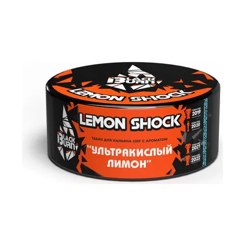 Табак для кальяна BlackBurn Лемон Шок (Кислый лимон), 100 гр.