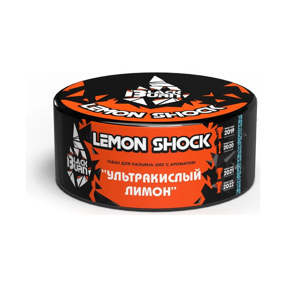 Табак для кальяна BlackBurn Лемон Шок (Кислый лимон), 100 гр.