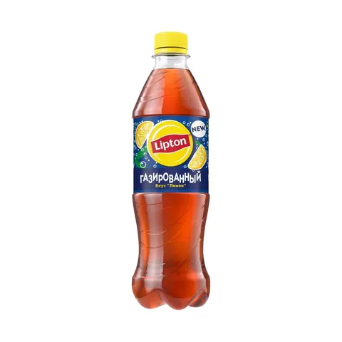 Газированный Lipton "Черный Чай, лимон" 0.5л