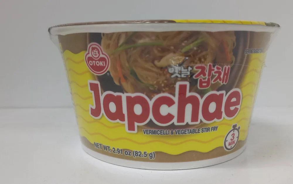 Лапша стеклянная Чапче JAPCHAE Ottogi BOWL, 82,5 г