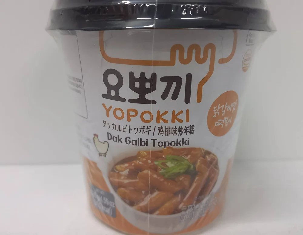 Рисовые палочки Токпокки со вкусом курицы, стакан 130 г