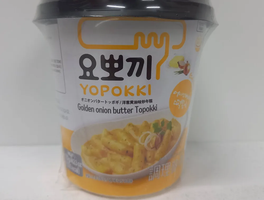 Рисовые палочки Токпокки со сливочно-луковым соусом, 120 гр