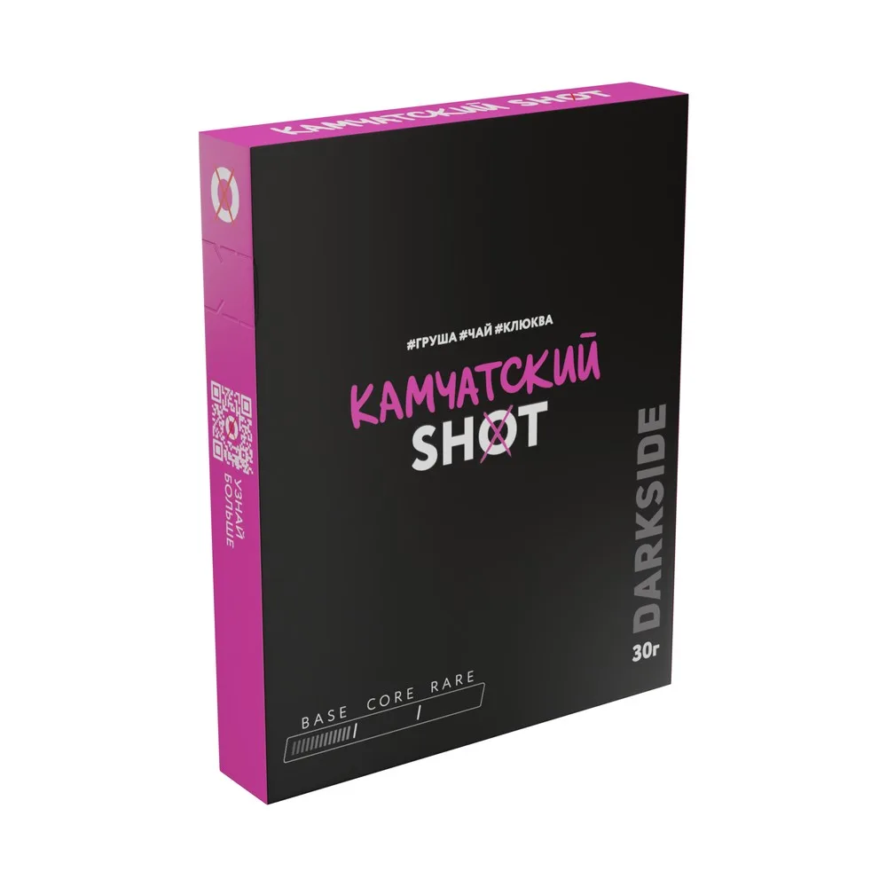 Табак для кальяна Dark Side Shot (61) Камчатский панч (Груша, чай, клюква) 25/30гр