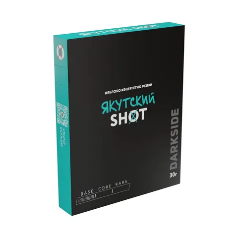 Табак для кальяна Dark Side Shot (92) Якутский бит (Яблоко, энергетик, киви) 25/30гр