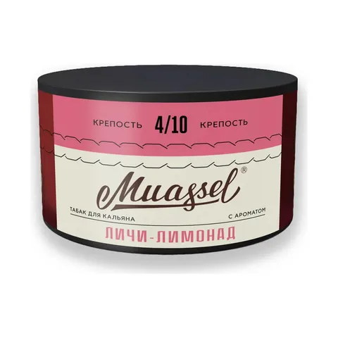 Табак для кальяна Muassel 4/10 Личи-лимонад 40гр