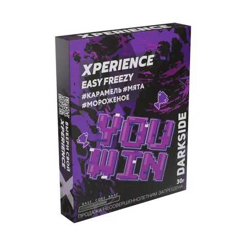 Табак для кальяна Dark Side Xperience "Изи Фризи" (Карамель, мята, мороженое) 25/30гр