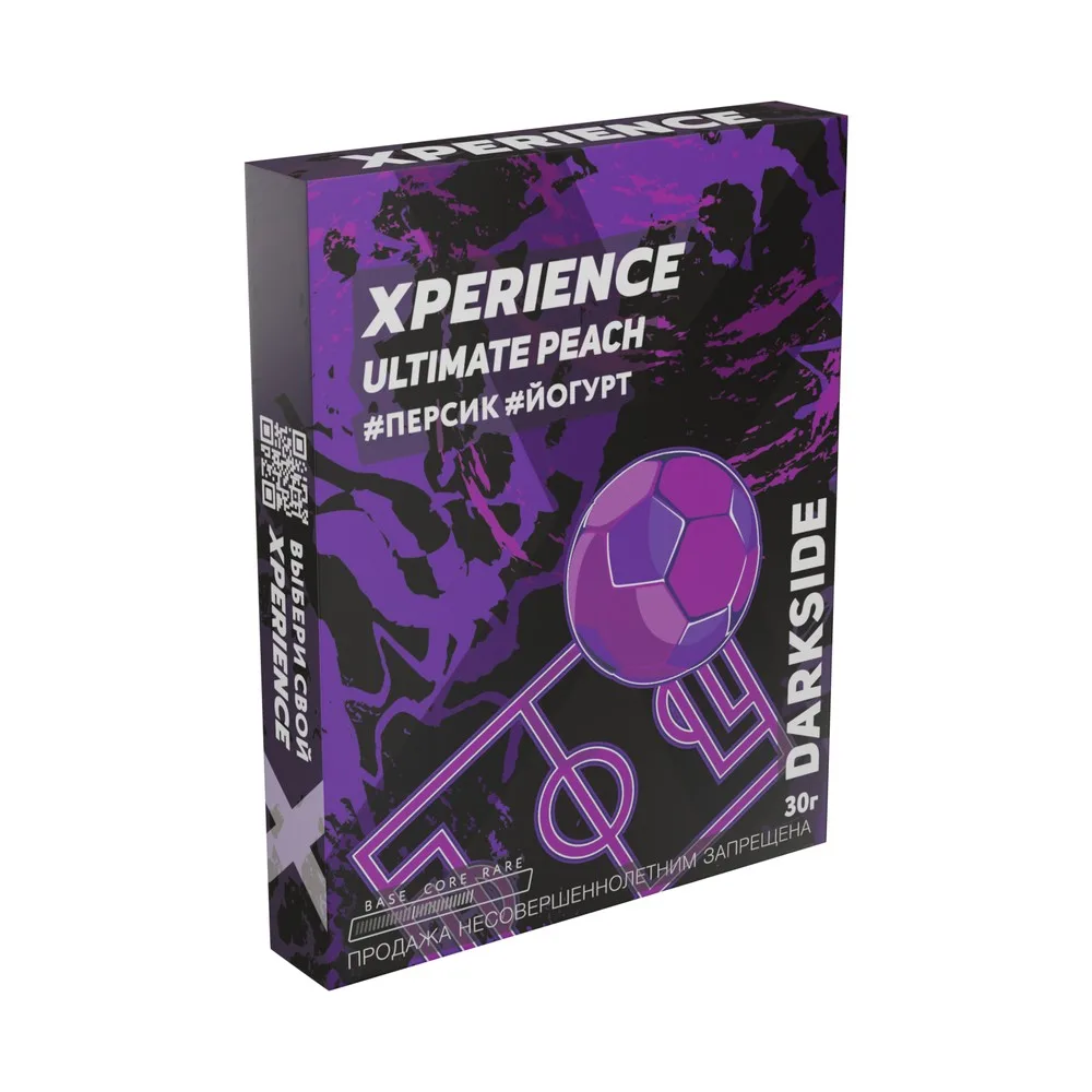 Табак для кальяна Dark Side Xperience "Ультимейт Пич" (Персик, йогурт) 25/30гр