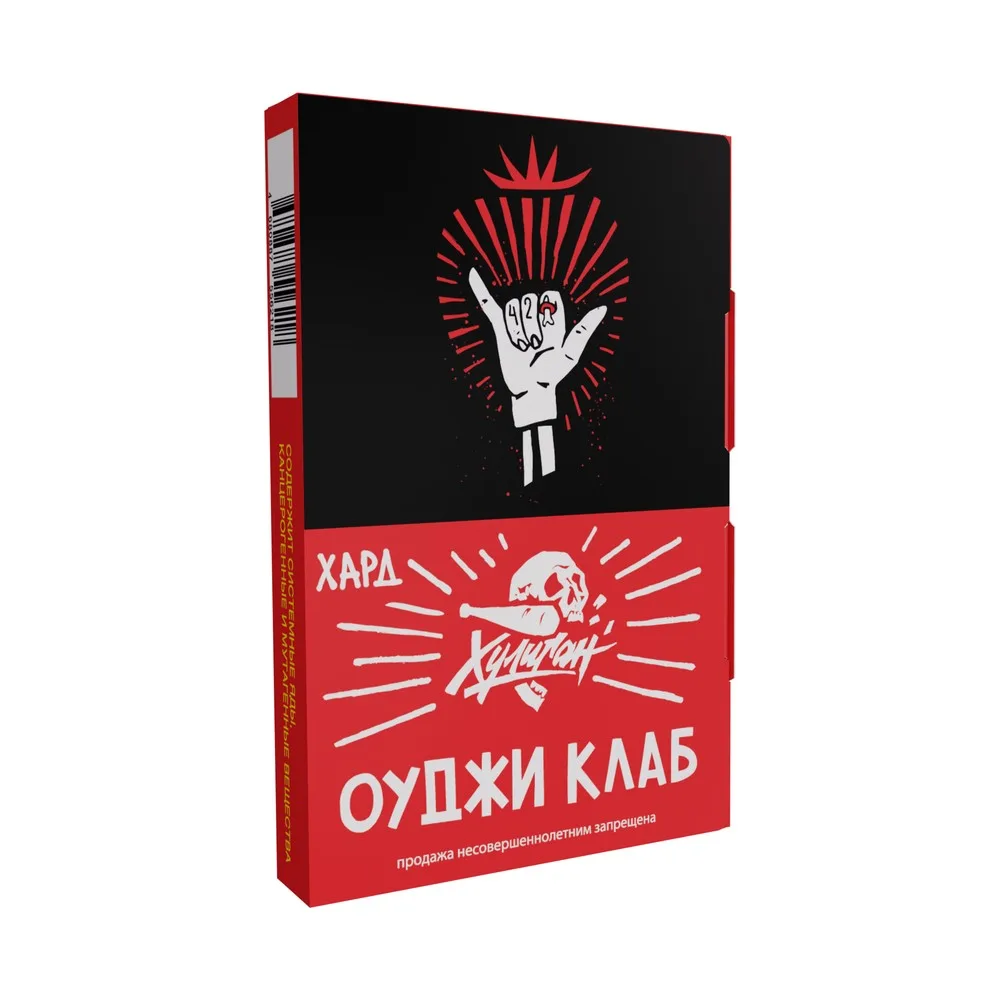 Табак для кальяна Хулиган Хард ОУДЖИ КЛАБ (Клубника, ревень) 25гр