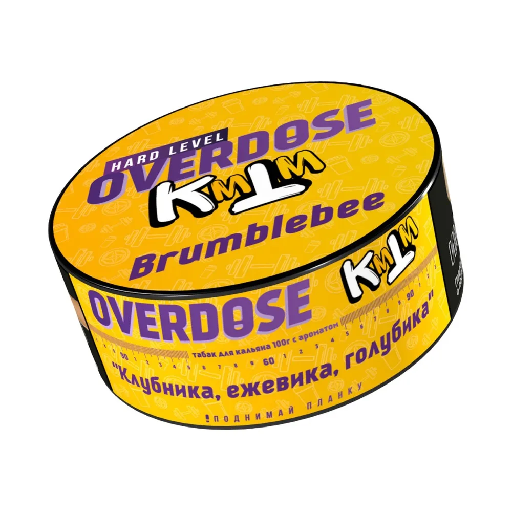 Табак для кальяна Overdose Клубника, ежевика, голубика, 100г.