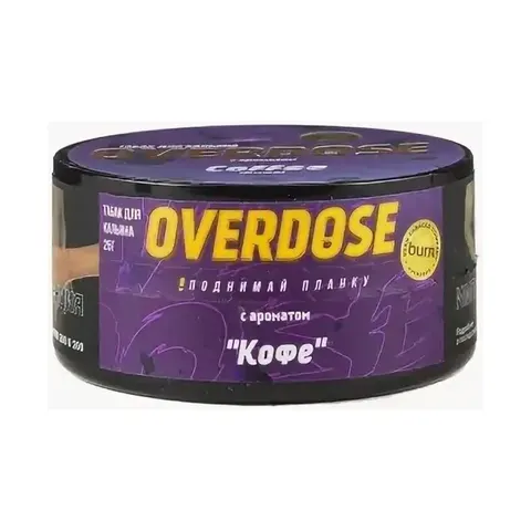 Табак для кальяна Overdose Кофе, 100г.