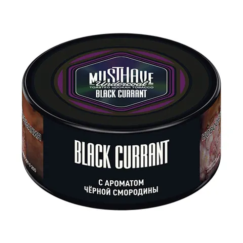 Табак для кальяна Must have Черная смородина 25гр