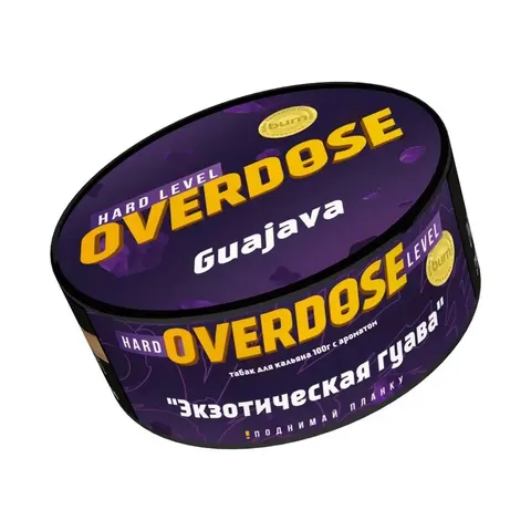 Табак для кальяна Overdose Экзотическая гуава, 100г.