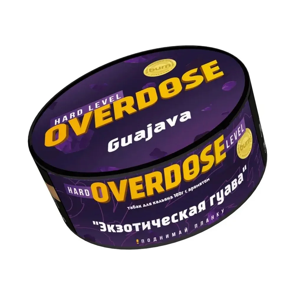Табак для кальяна Overdose Экзотическая гуава, 100г.