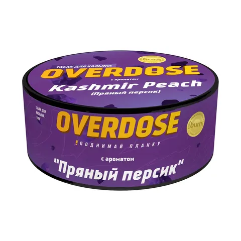 Табак для кальяна Overdose Пряный персик, 100г.