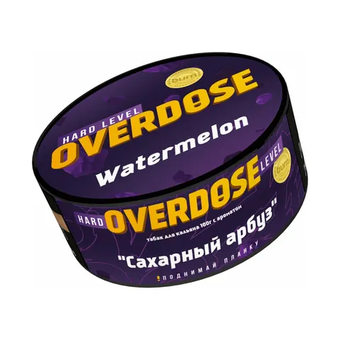 Табак для кальяна Overdose Сахарный арбуз, 100г.