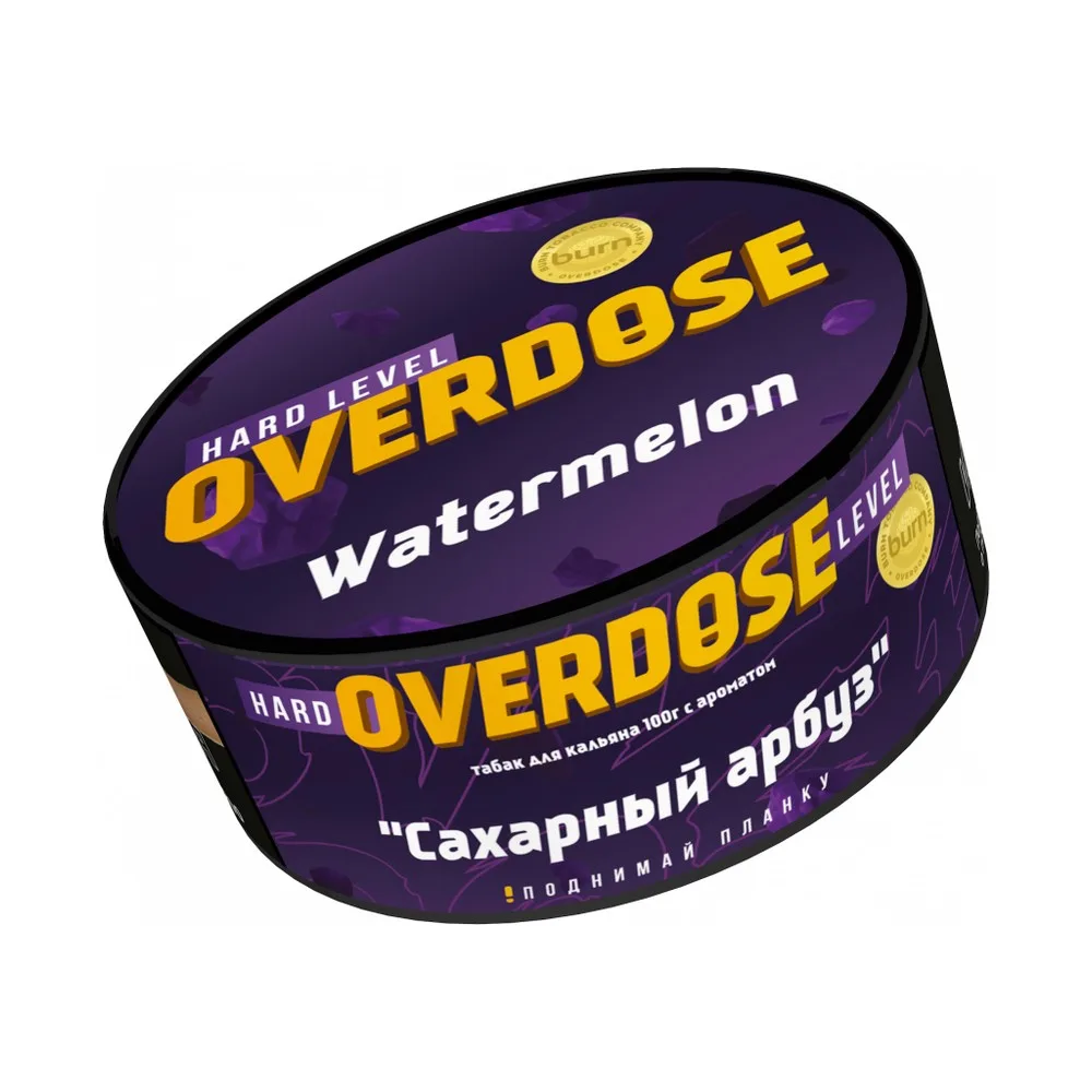 Табак для кальяна Overdose Сахарный арбуз, 100г.