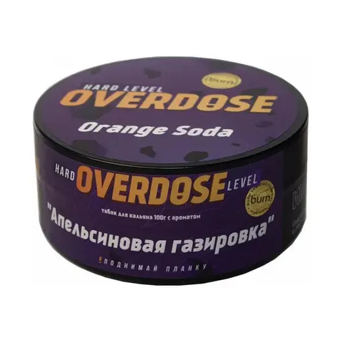Табак для кальяна Overdose Апельсиновая газировка, 100г.