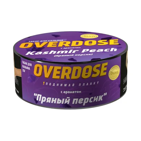 Табак для кальяна Overdose Пряный персик, 25 гр.