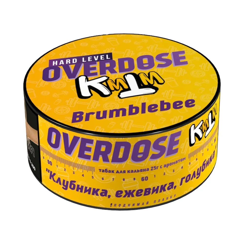 Табак для кальяна Overdose Клубника, ежевика, голубика, 25 г