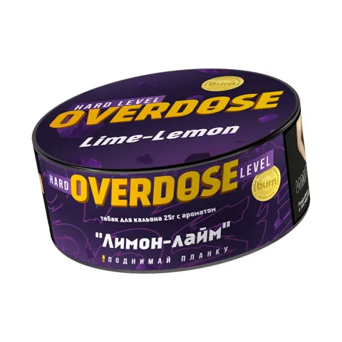 Табак для кальяна Overdose Лимон-Лайм, 25 г
