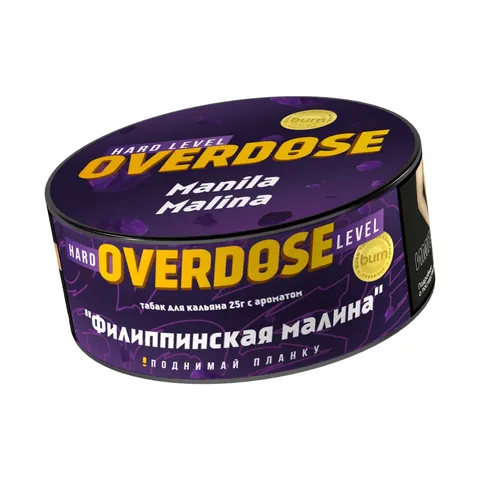 Табак для кальяна Overdose Филиппинская малина, 25 г