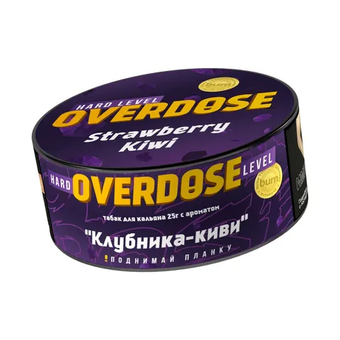 Табак для кальяна Overdose Клубника - киви, 25 г