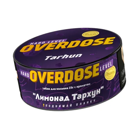 Табак для кальяна Overdose Лимонад тархун, 25 гр.