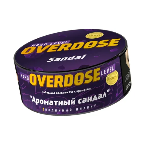 Табак для кальяна Overdose Ароматный сандал, 25 гр.