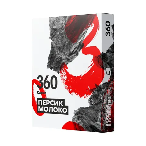 Табак для кальяна «Сарма 360» Персик, молоко 25гр