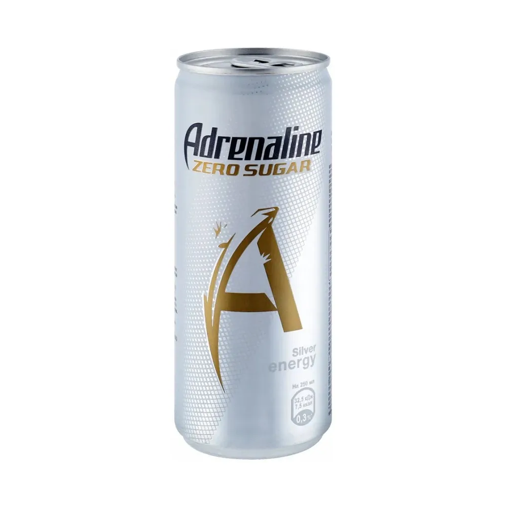 Энергетик Adrenaline Rush (Без сахара) 0.25л