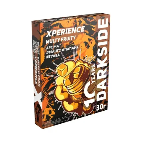 Табак для кальяна Dark Side Xperience "Мульти Фрути" (Манго, гуава, папайя) 25/30гр