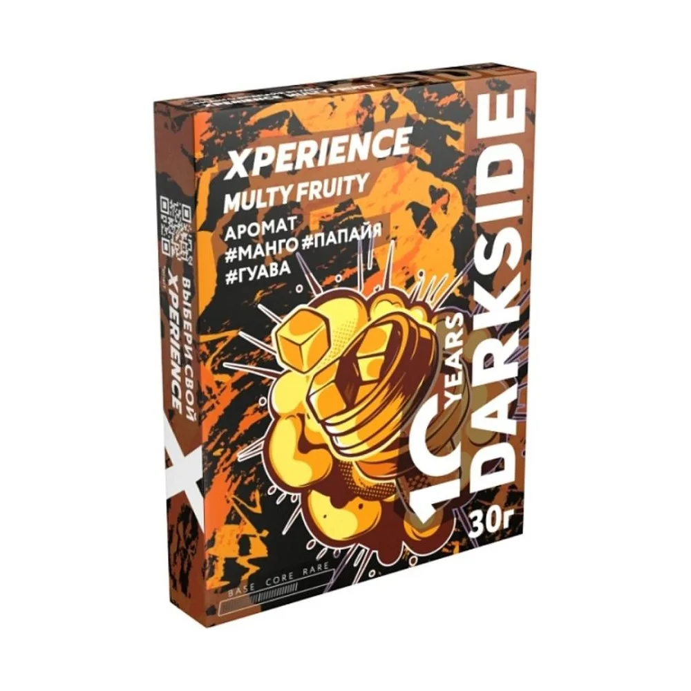 Табак для кальяна Dark Side Xperience "Мульти Фрути" (Манго, гуава, папайя) 25/30гр
