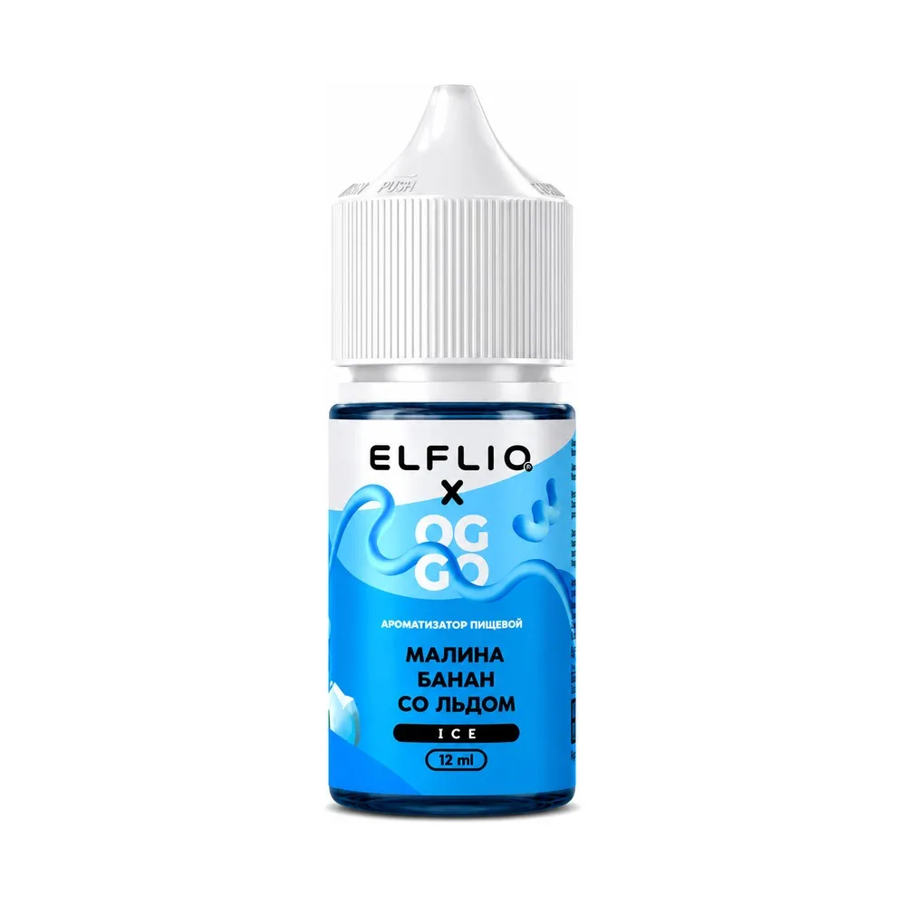 Ароматизатор ELFLIQ X OGGO Ice - Малина, Банан Со Льдом