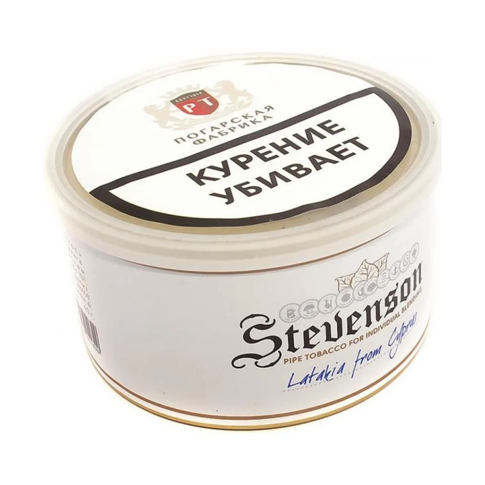 Табак трубочный STEVENSON Latakia from Cyprus Латакия N19 (Англия) 40 гр (банка)
