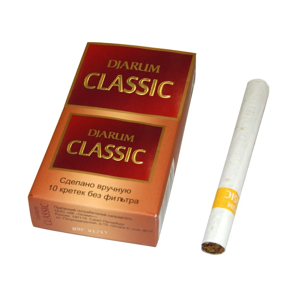 Кретек DJARUM Классик без фильтра*10*5*100