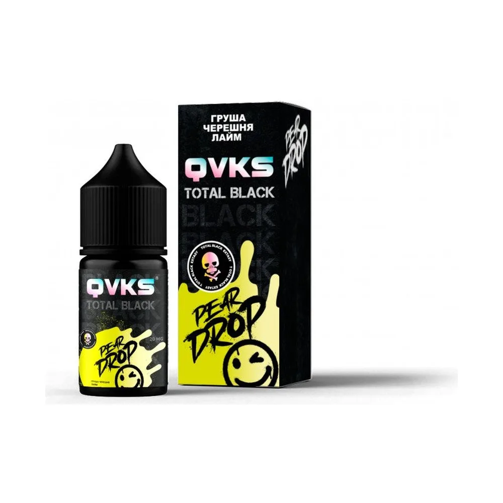 Ароматизатор QVKS Total Black Груша, черешня, лайм