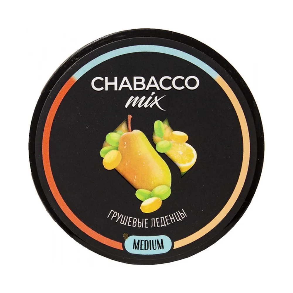 Кальянная смесь Chabacco Mix Пир Дропс (Грушевые леденцы) 40г