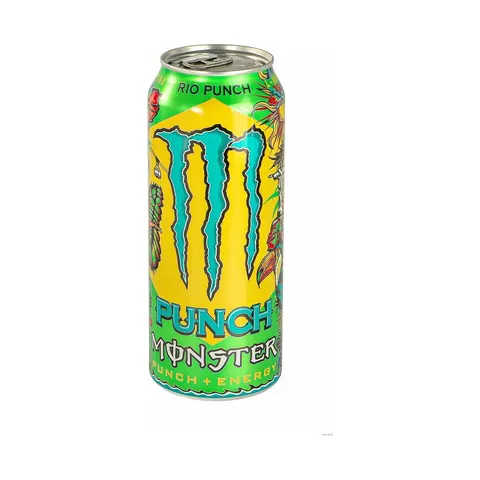 Энергетик Monster Energy Рио Панч (Папайя, ванильное мороженое, смородина) 0.5л