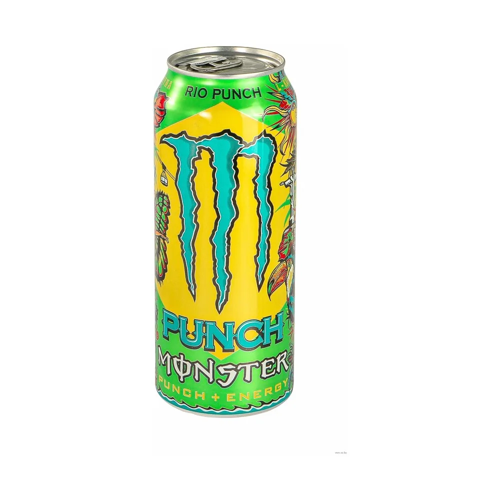 Энергетик Monster Energy Рио Панч (Папайя, ванильное мороженое, смородина) 0.5л