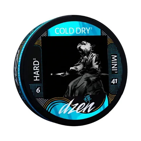 Жевательный табак DZEN Hard Mini Колд Драй 9гр 41 пауч