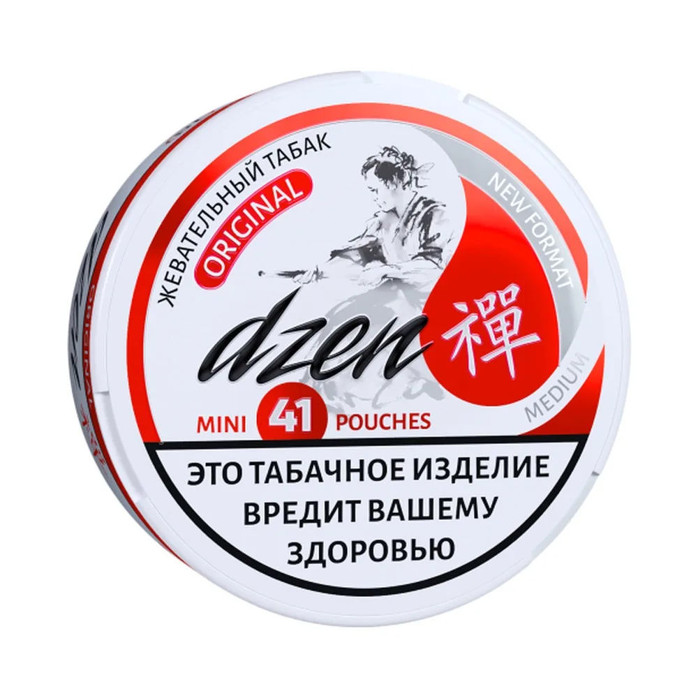 Жевательный табак DZEN Medium Mini Оригинал 9гр 41 пауч