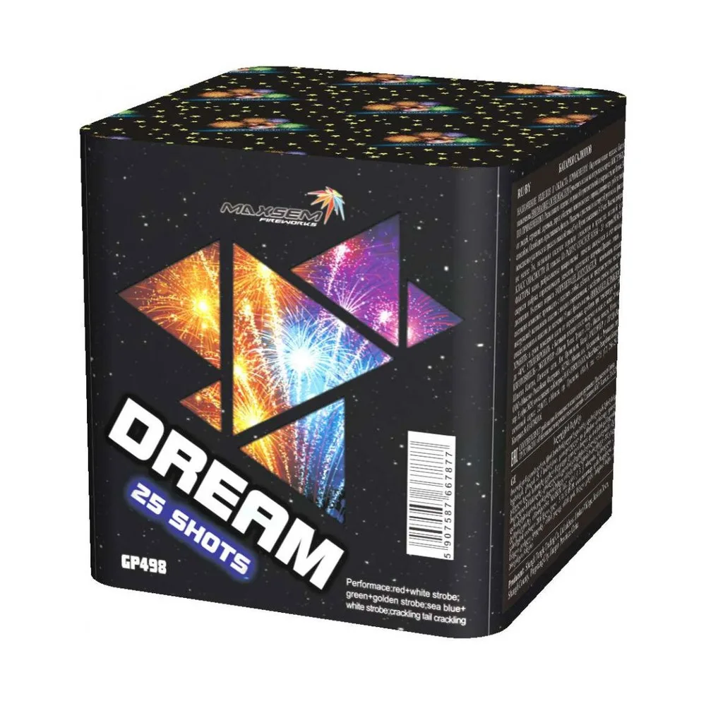 Батарея салютов "Dream" 0,8"х25