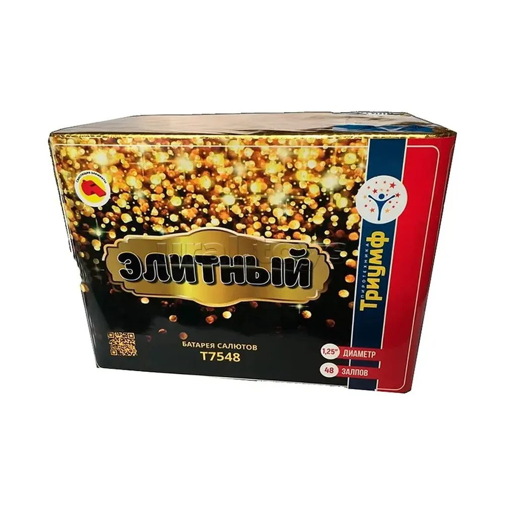 Батарея салютов "Элитный" (свист) 1,25"х48