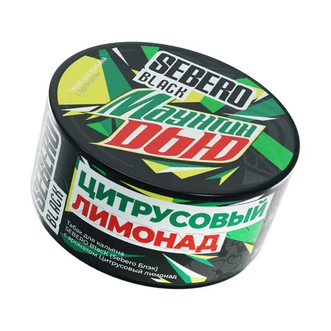 Табак для кальяна Sebero Black Маунтин Дью (Цитрусовый лимонад) 25г